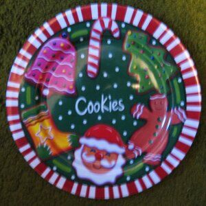 Cookie Serving Platter is 12 7/8 " across
